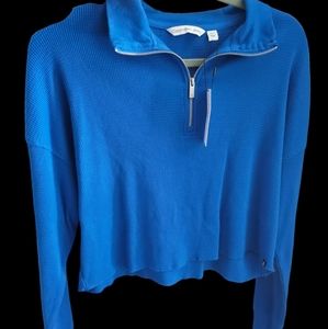 Calvin Klein zip collar sweater